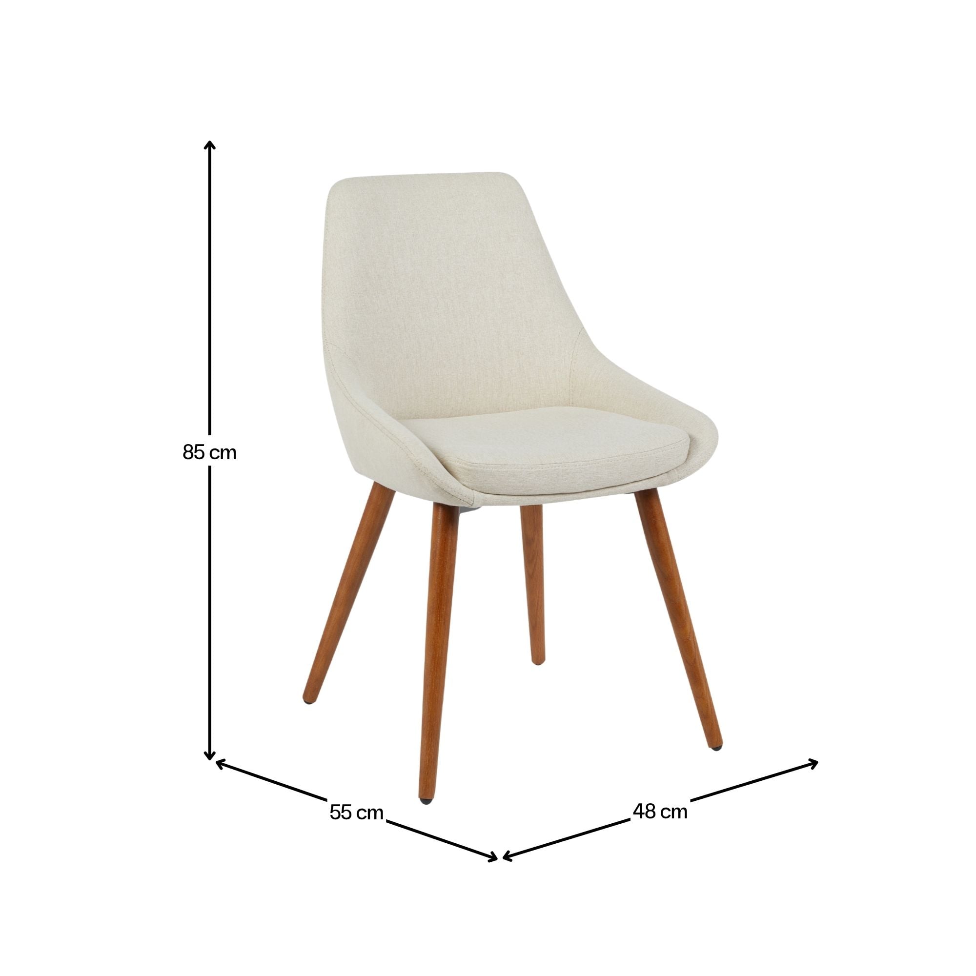 SILLA DE COMEDOR NIHMO BEAT WOOD BEIGE - 6