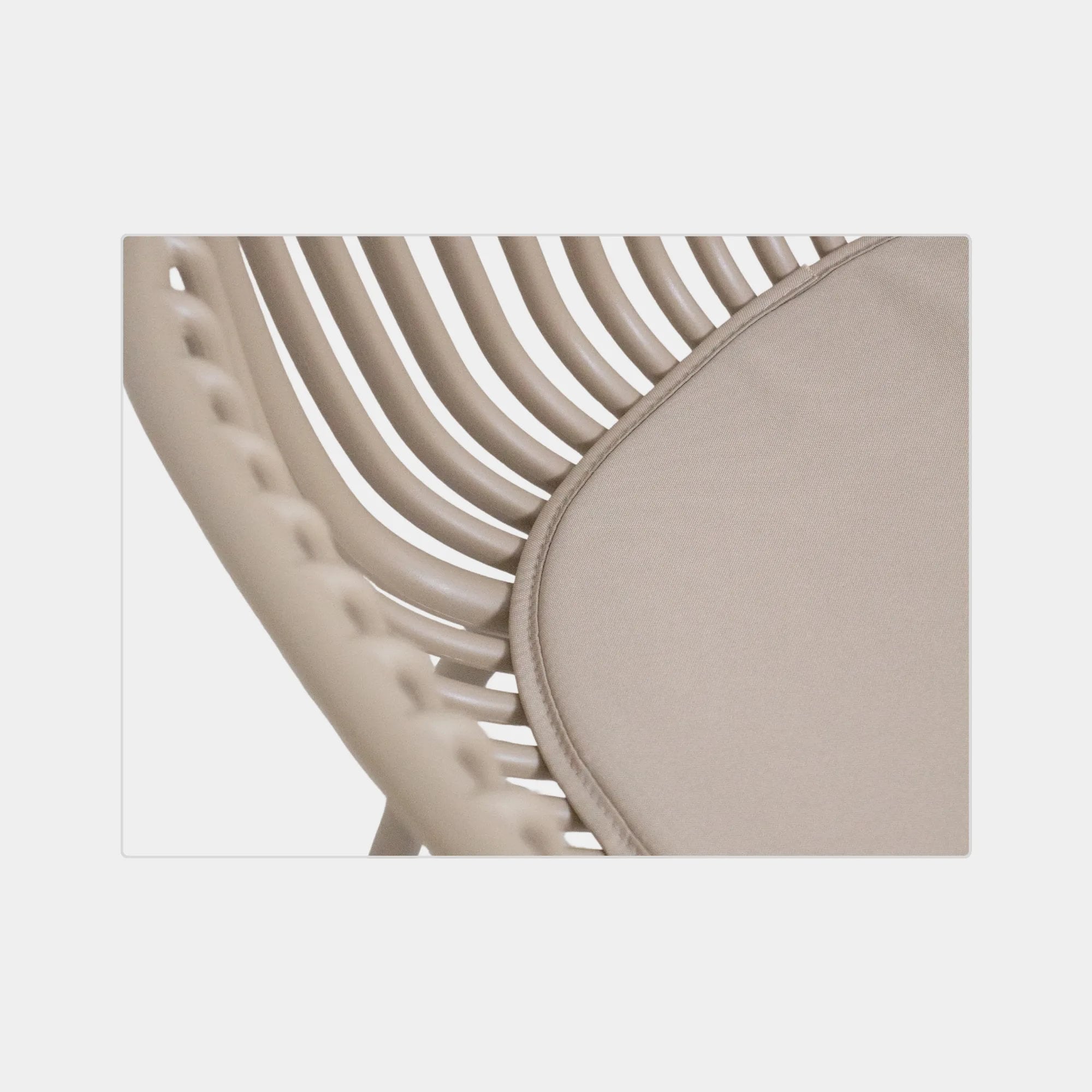 SILLA COMEDOR JAI ALAI POLIPROPILENO BEIGE - 6