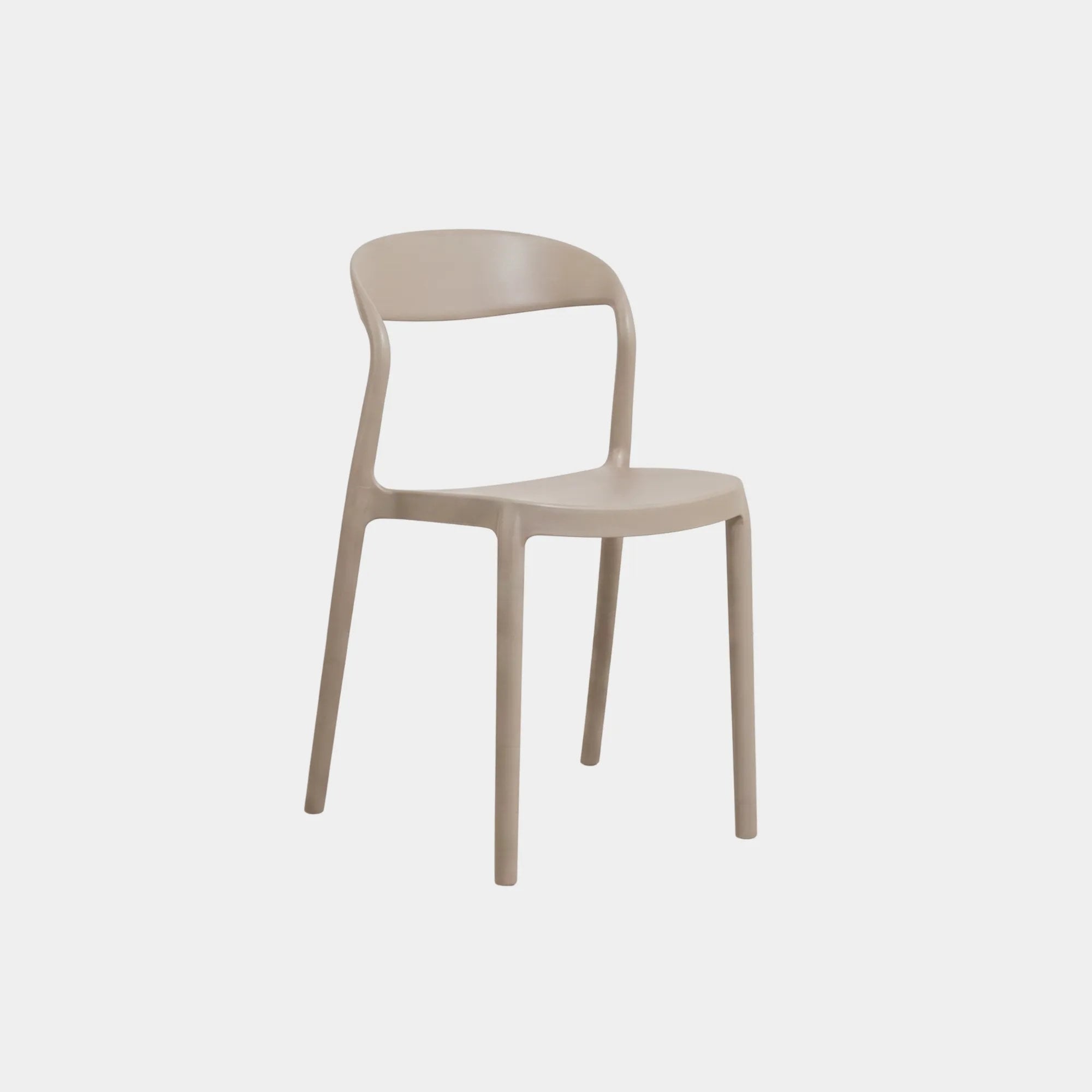 SILLA COMEDOR WAVY POLIPROPILENO BEIGE - 1