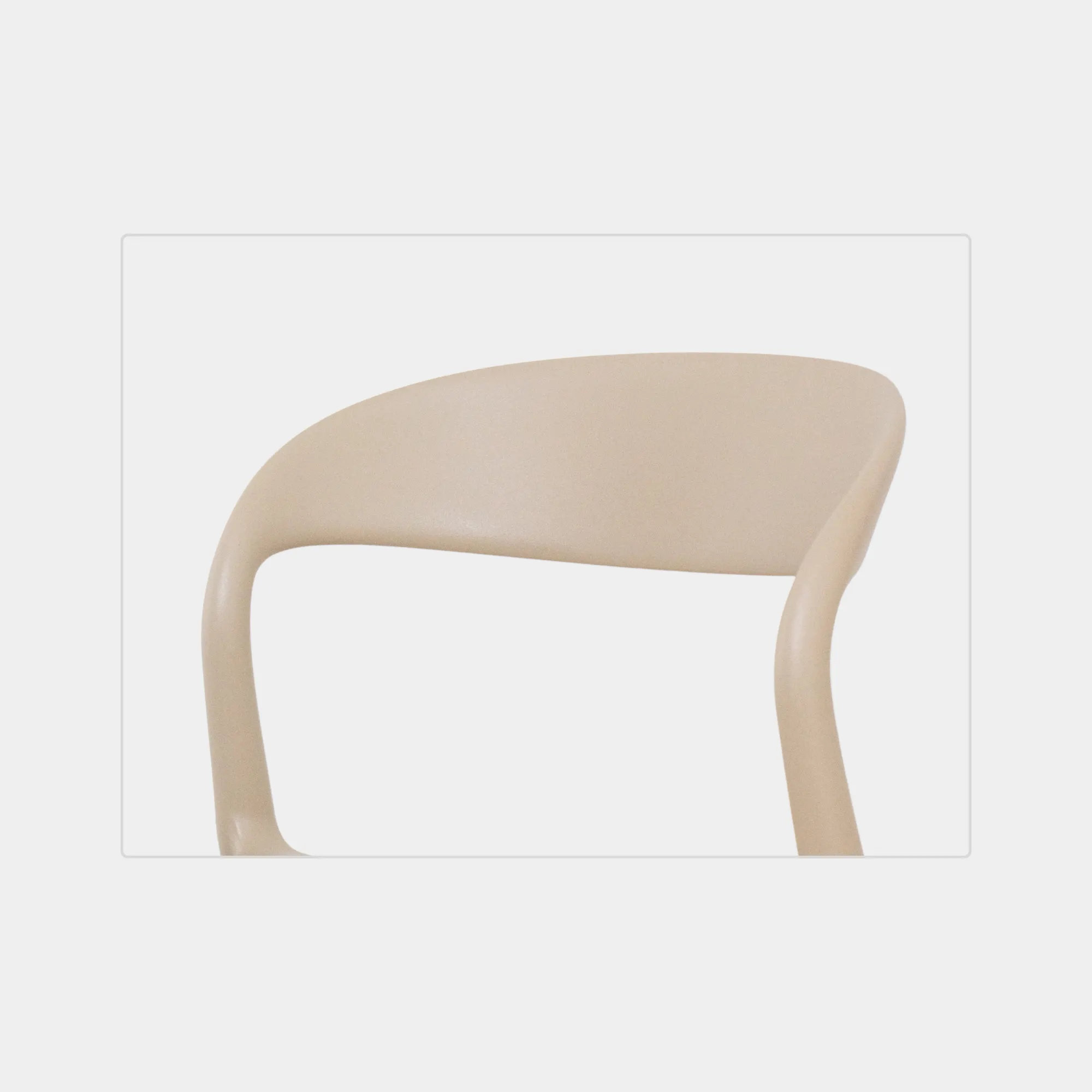 SILLA COMEDOR WAVY POLIPROPILENO BEIGE - 7