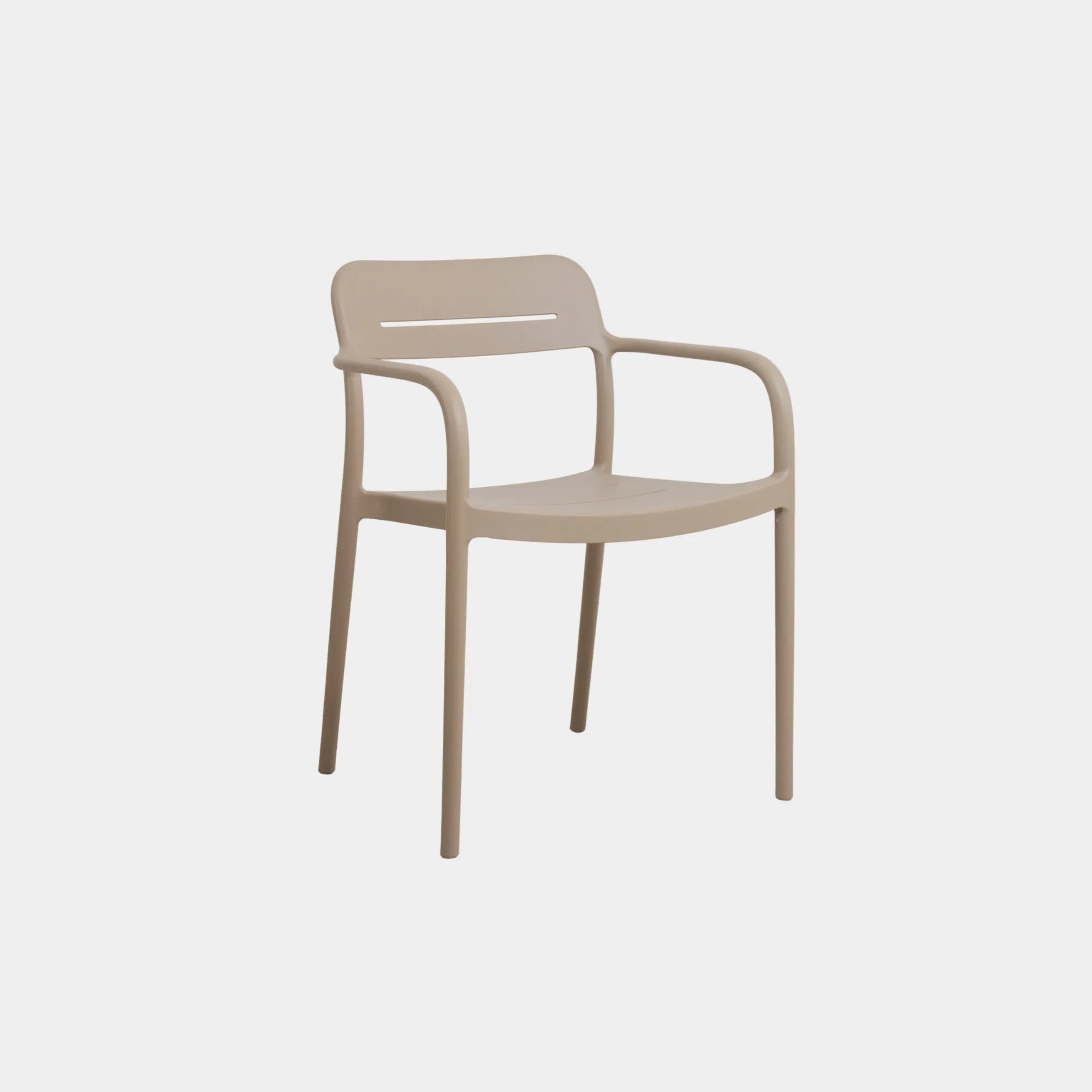 SILLA COMEDOR LUVY POLIPROPILENO BEIGE - 1