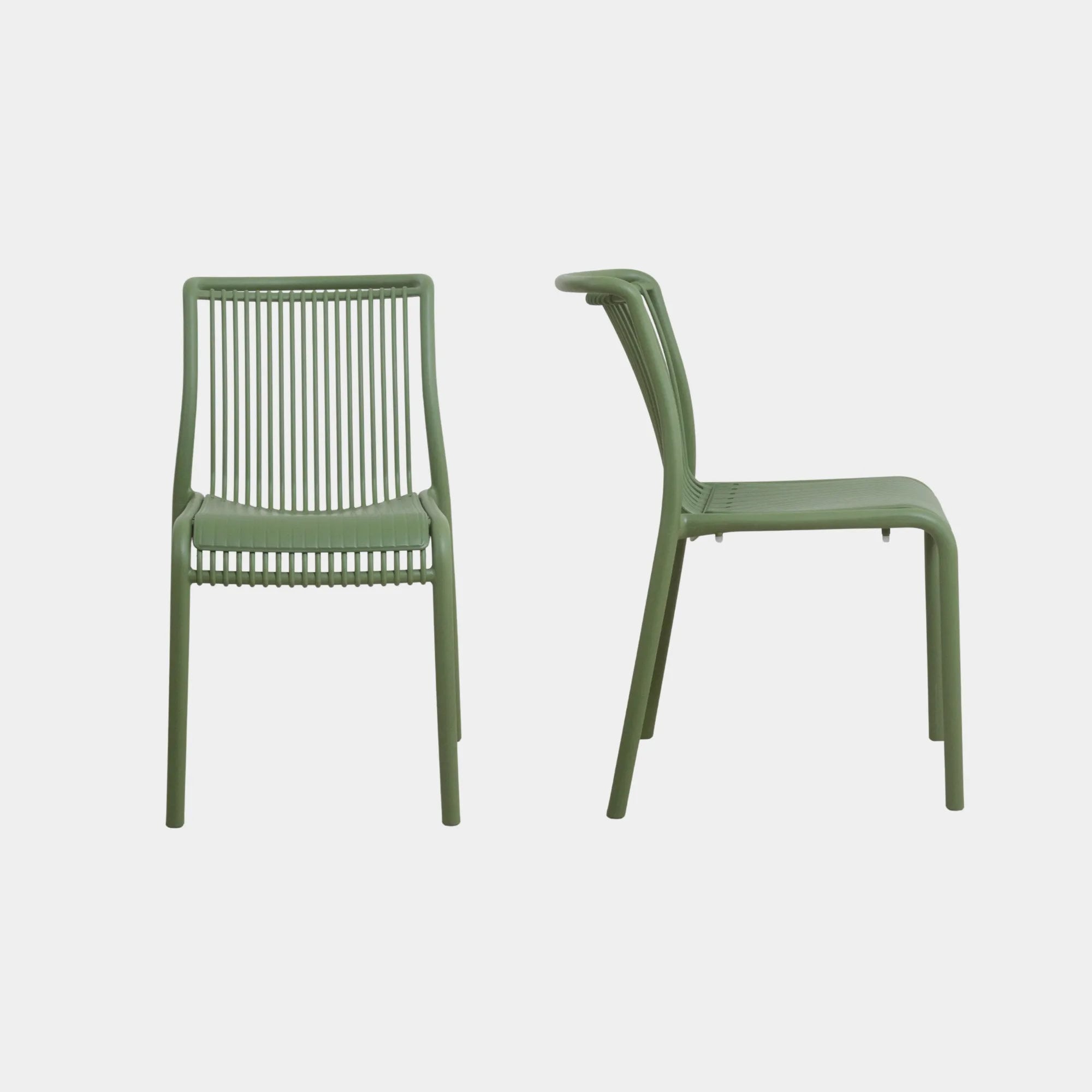 SILLA COMEDOR NAVEEN POLIPROPILENO GREEN - 2