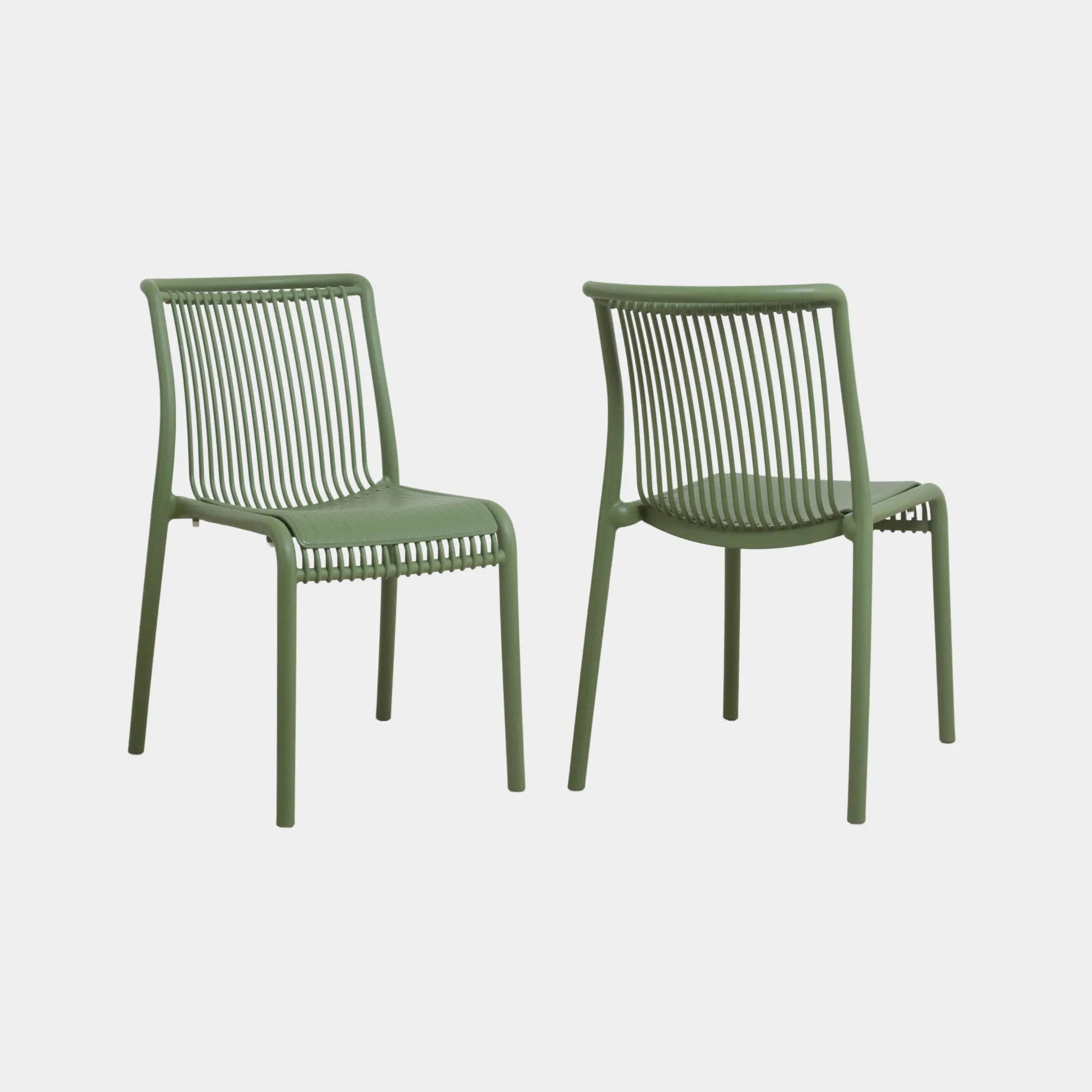 SILLA COMEDOR NAVEEN POLIPROPILENO GREEN - 3