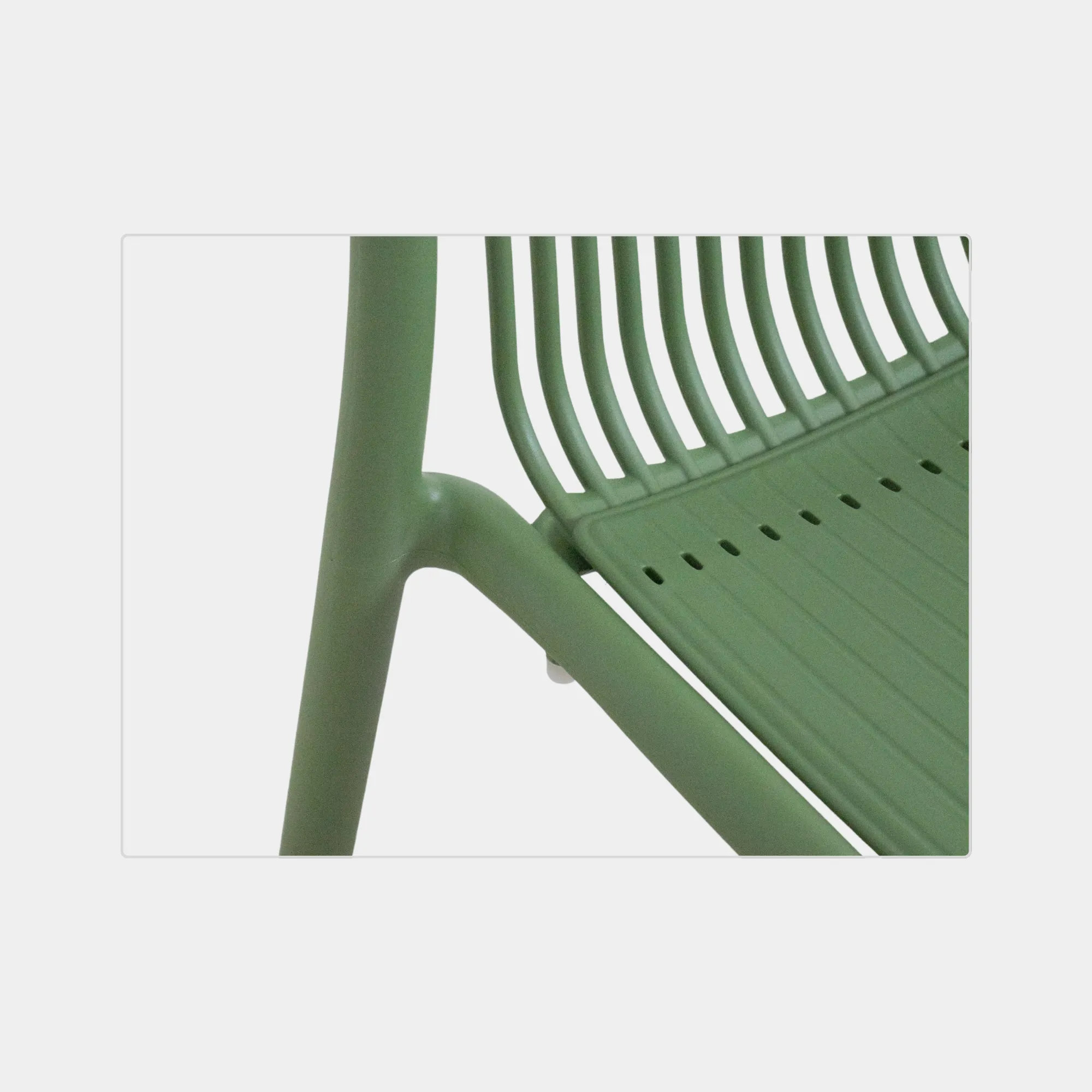 SILLA COMEDOR NAVEEN POLIPROPILENO GREEN - 6