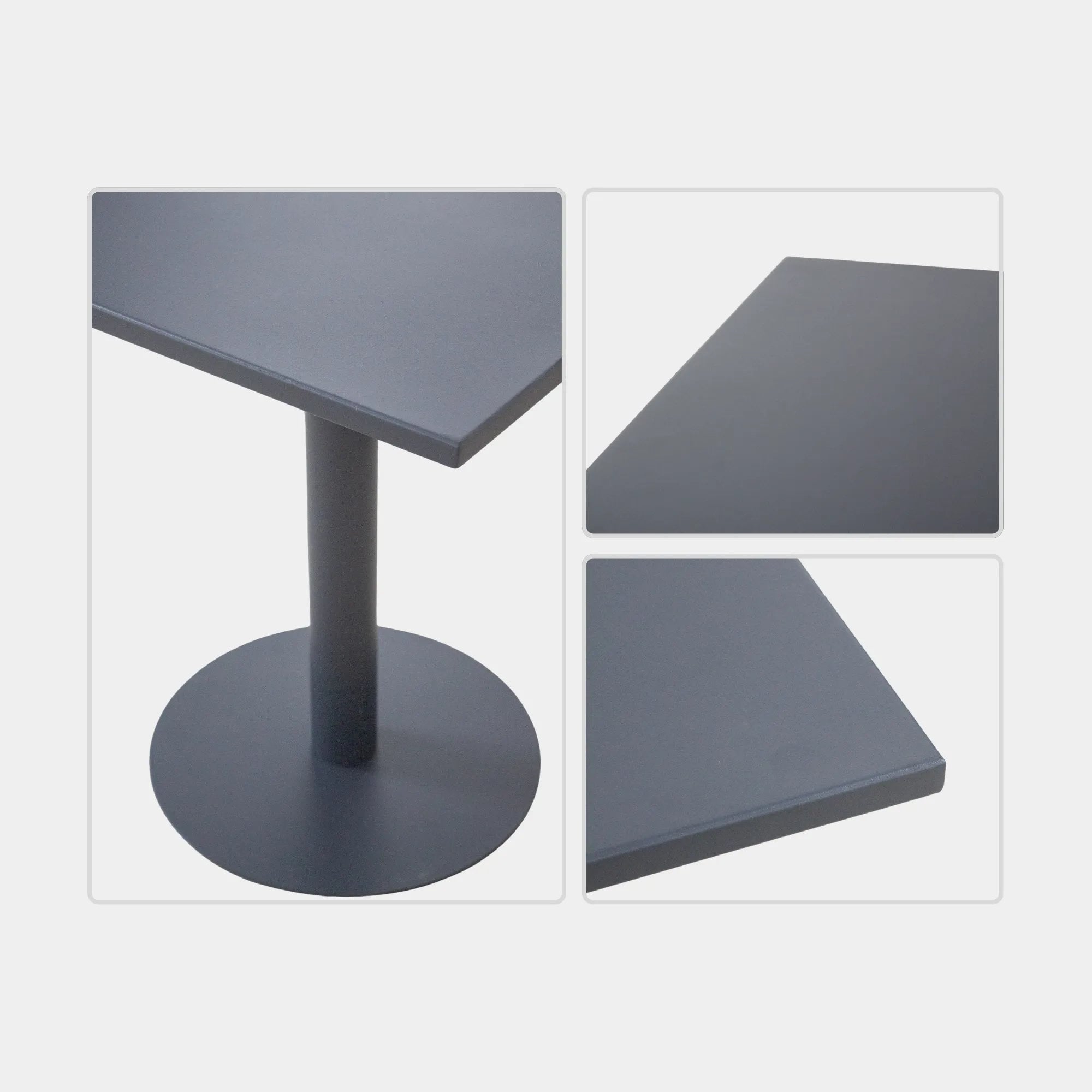 MESA COMEDOR NERA ALUMINIO DARK GREY - 5