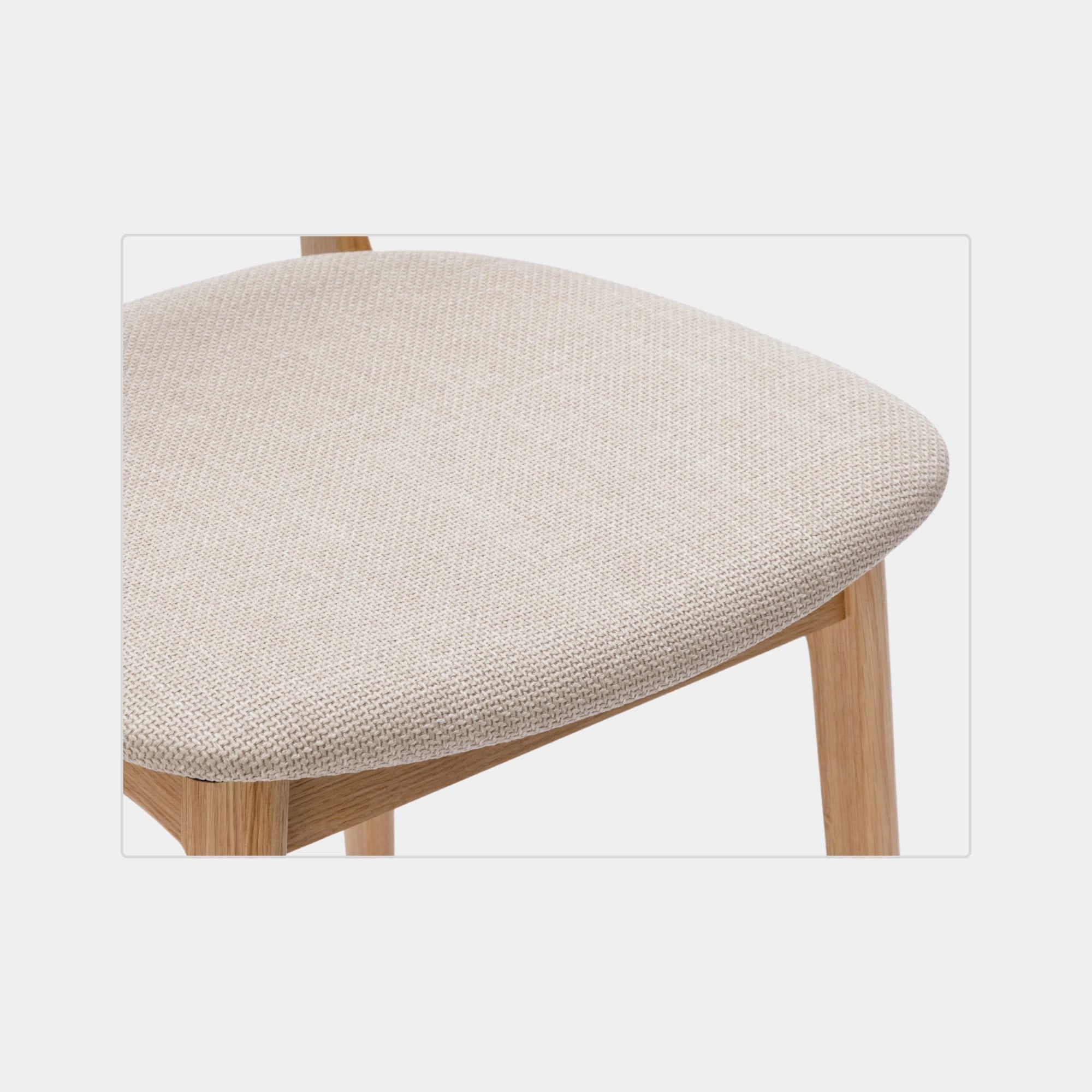 SILLA COMEDOR VRUNA MADERA Y RATTAN Y TELA NATURAL Y LIGHT GREY - 5