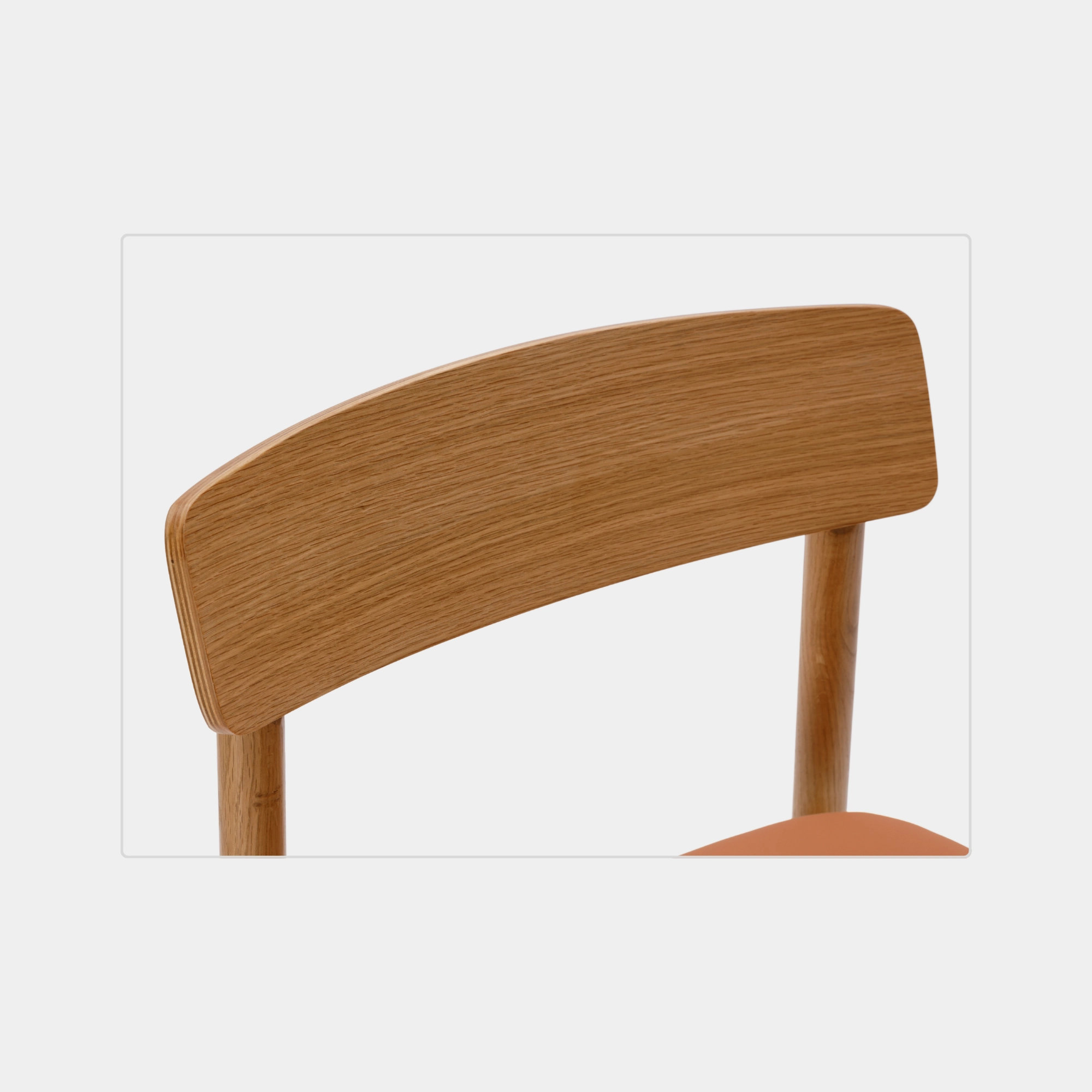 SILLA COMEDOR NOAH MADERA Y CUERINA NATURAL Y BROWN - 6