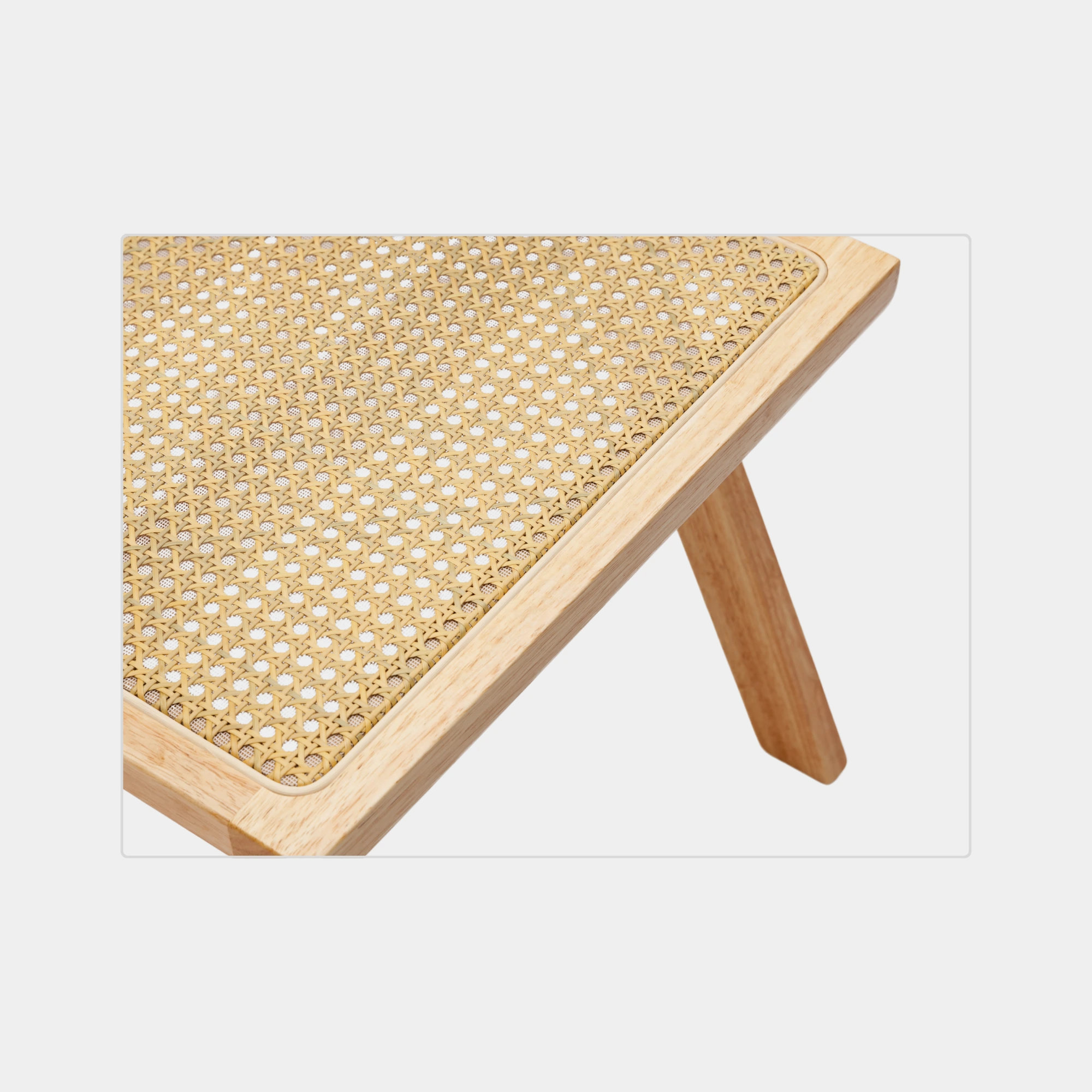 SILLA COMEDOR SANDAMA DM MADERA Y RATTAN NATURAL - 5