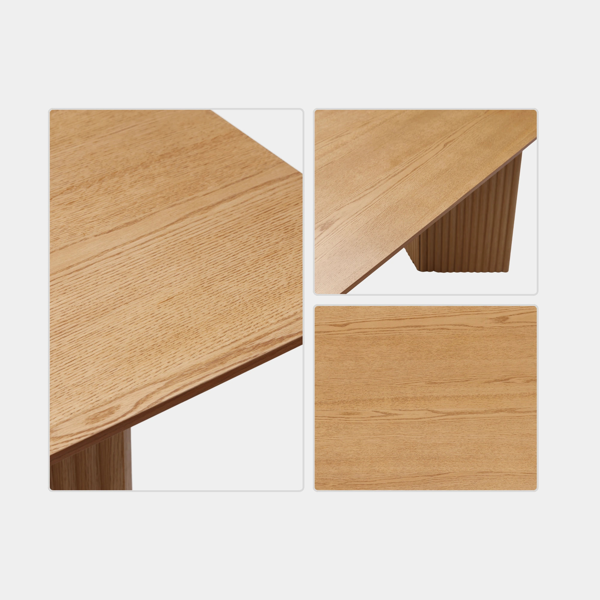 MESA COMEDOR NAYA MADERA NATURAL - 4