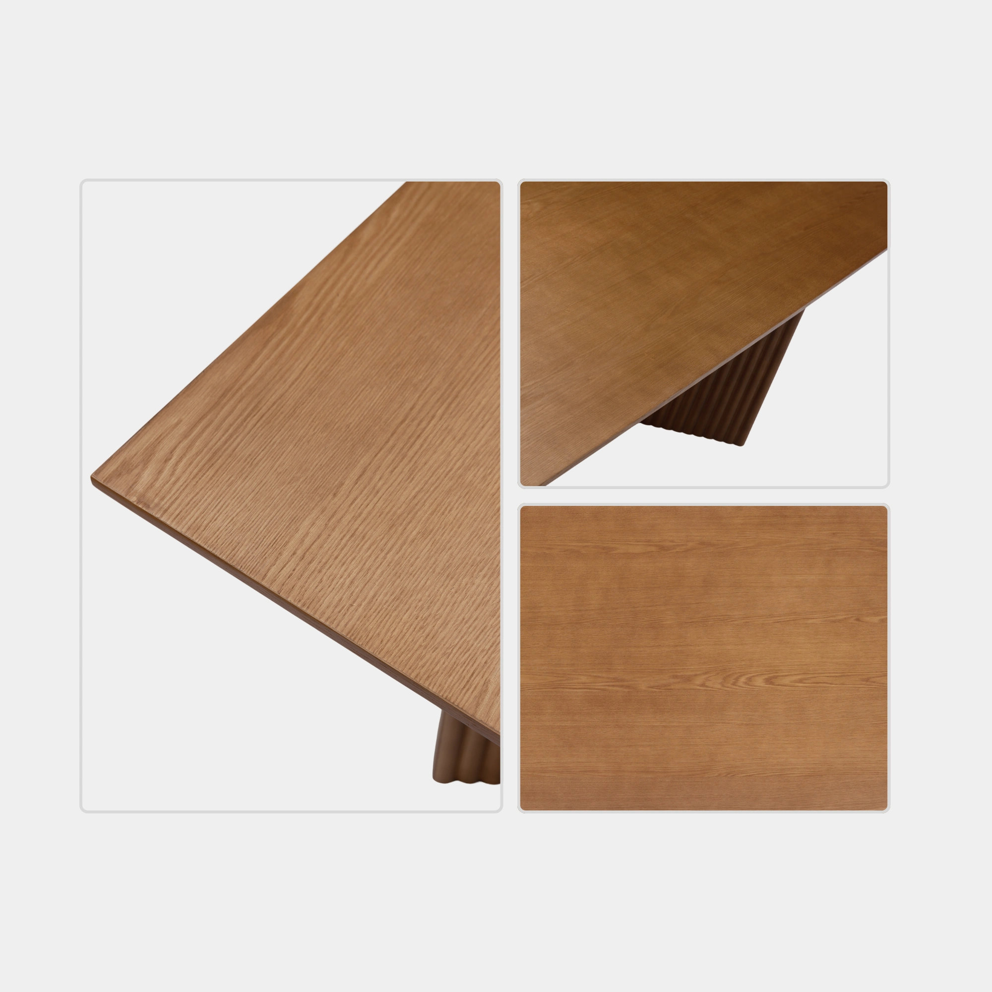 MESA COMEDOR NAYA MADERA WALNUT - 4