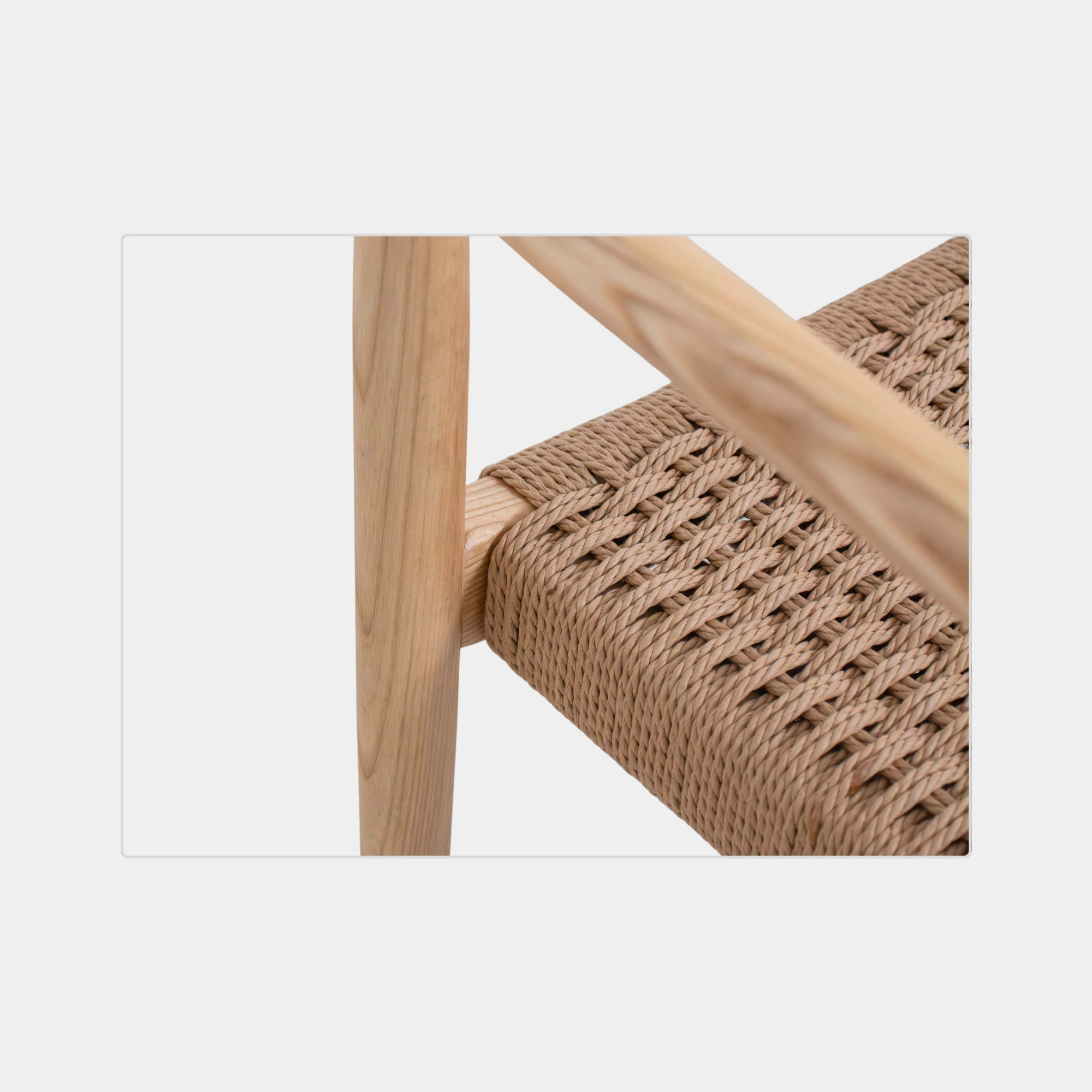 SILLA COMEDOR MAERA MADERA Y CUERDA NATURAL AND NATURAL - 6