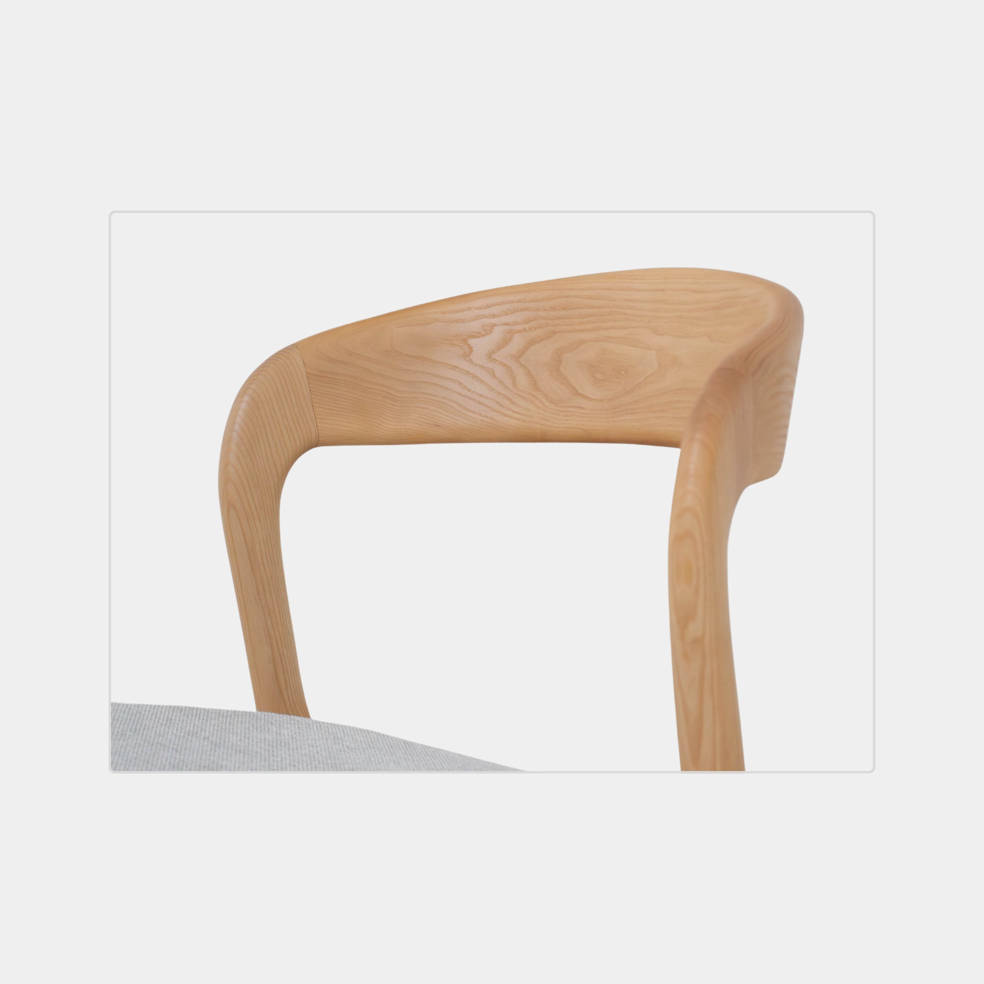 SILLA COMEDOR CURVY JSM MADERA Y TELA NATURAL AND LIGHT GREY - 7