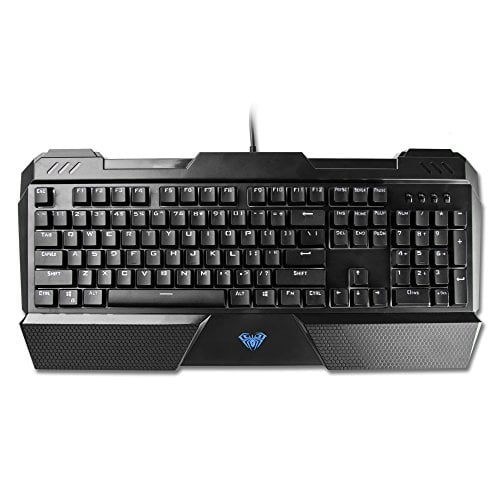 BEASTRON TECLADO MECÁNICO CON CABLE PARA JUEGOS CON INTERRUPTORES AZULES REPOSAMUÑECAS COMPATIBLE CON PC Y MAC ZAFIRO - 2