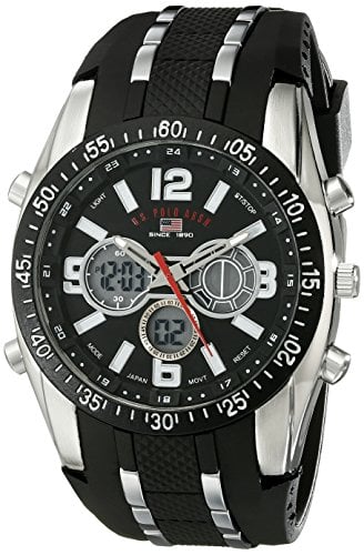 RELOJ U.S POLO ASSN SPORT HOMBRE DEPORTIVO US9281 NEGRO - 1