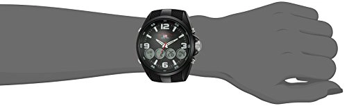 RELOJ HOMBRE ANÁLOGO US9596 U.S POLO ASSN CUARZO CORREA NEGRO 27 GOMA - 2