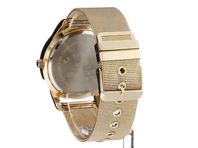 RELOJ U.S POLO ASSN HOMBRE AUTOMÁTICO CLASSIC ALEACIÓN METAL LOS GOLD-TONED USC80376 CUARZO - 4