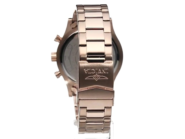 RELOJ INVICTA HOMBRE 1271 SPECIALTY CRONÓGRAFO ESFERA ROSA 18 QUILATES CHAPADOIONES ROSADO - 5