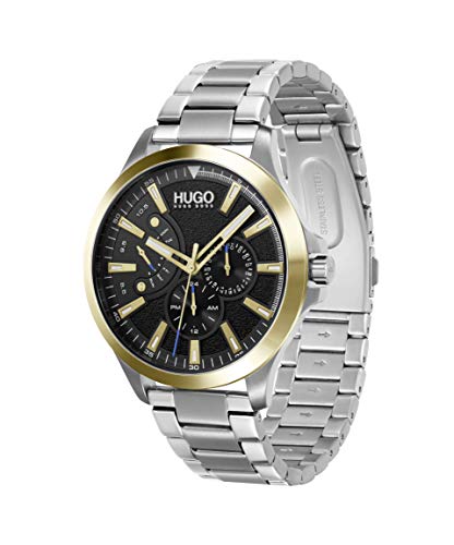 RELOJ HUGO BOSS HOMBRE 1530174 #LEAP CORREA PLATEADO 22 ACERO INOXIDABLE CUARZO - 2