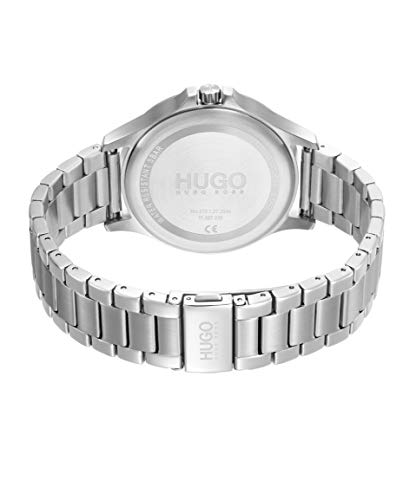 RELOJ HUGO BOSS HOMBRE 1530174 #LEAP CORREA PLATEADO 22 ACERO INOXIDABLE CUARZO - 3