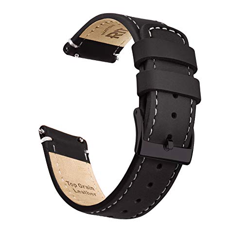 RITCHE - CORREA DE CUERO DE LIBERACIÓN RÁPIDA PARA RELOJ CUERO DE GRANO SUPERIOR 18 19 20 21 22 23 O 24MM - 1