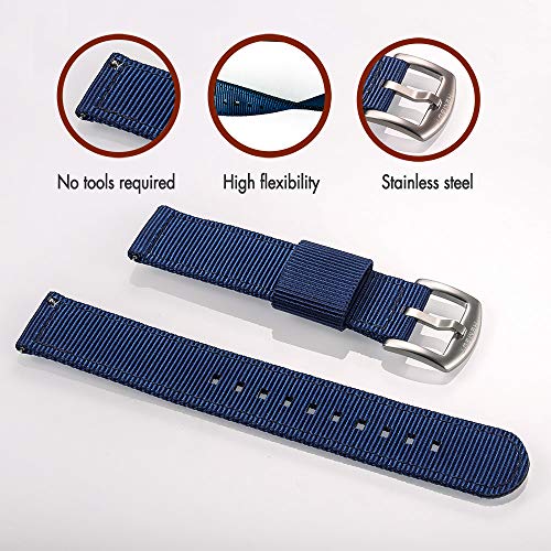 CORREA DE RELOJ DE LIBERACIÓN RÁPIDA TORBOLLO – ELECCIÓN DE COLOR ANCHO (0.709IN 0.787IN 0.866IN O 0.945IN) - 6