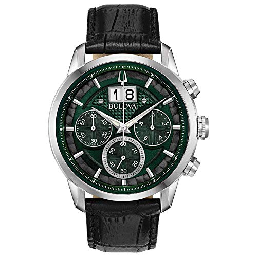 RELOJ BULOVA HOMBRE 96B310 CRONÓGRAFO CAJA NEGRO ACERO INOXIDABLE - 1