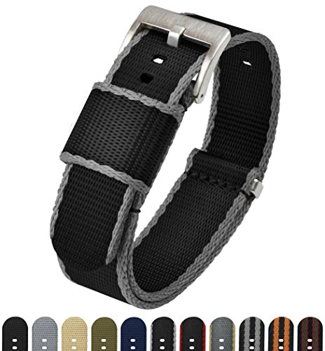 RELOJ BARTON HOMBRE JETSON CORREA MILITARY STYLE 0.709PULGADAS 0.787PULGADAS 0.866PULGADAS O 0.945PULGADAS - 2