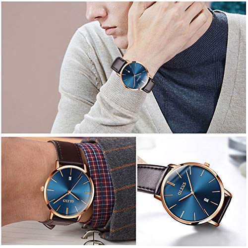 RELOJ OLEVS HOMBRE ANÁLOGO RESISTENTE AL AGUA CUARZO EL REGALO PERFECTO - 2