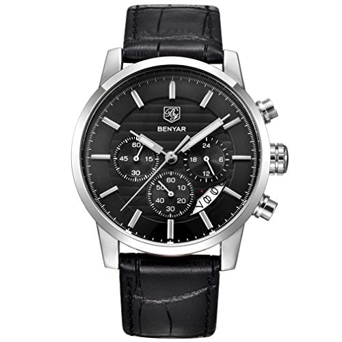 RELOJ BENYAR HOMBRE DEPORTIVO CRONÓGRAFO IMPERMEABLE CUARZO - 1