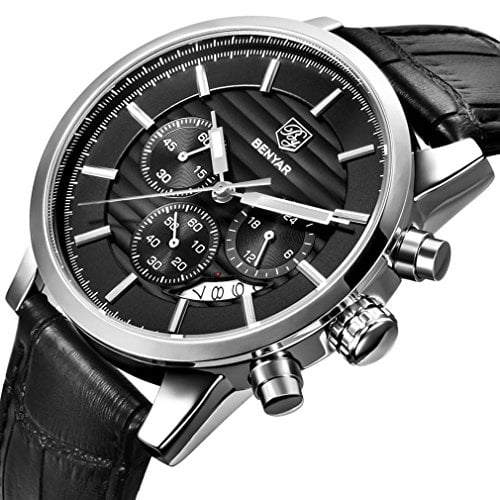 RELOJ BENYAR HOMBRE DEPORTIVO CRONÓGRAFO IMPERMEABLE CUARZO - 2