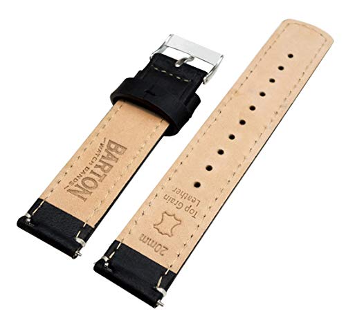 BARTON - CORREA DE PIEL DE GRANO SUPERIOR PARA RELOJ DE LIBERACIÓN RÁPIDA ANCHO A ELEGIR: 0.630 0.709 0.748 0.787 0.827 - 4