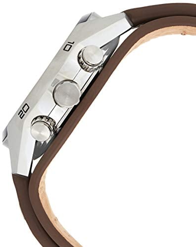 RELOJ FOSSIL HOMBRE CH2891 COACHMAN CASUAL MARRÓN CUERO ACERO INOXIDABLE CUARZO - 3