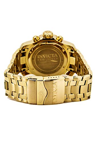 RELOJ INVICTA HOMBRE 72 CRONÓGRAFO PRO DIVER COLLECTION CHAPADO ORO 18 QUILATES - 4