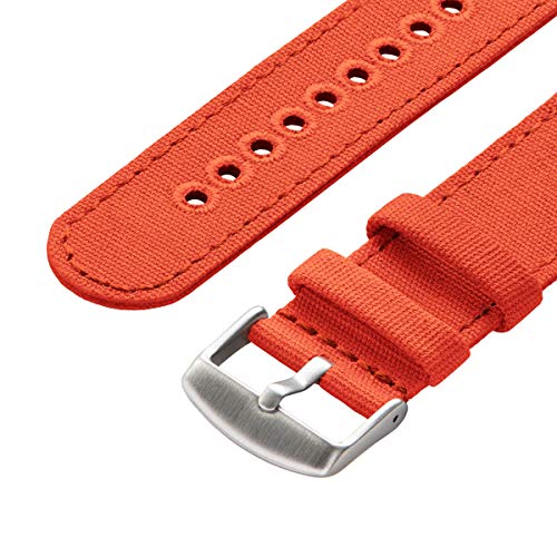 ARCHER WATCH STRAPS - BANDAS DE REPUESTO PARA RELOJ DE LIBERACIÓN RÁPIDA DE LONA VARIOS COLORES 45/64IN25/32IN 0.86IN - 2