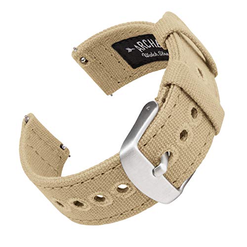 BANDAS DE REPUESTO ARCHER WATCH STRAPS PARA RELOJ DE LIBERACIÓN RÁPIDA DE LONA VARIOS COLORES 45/64IN25/32IN 0.86IN - 1