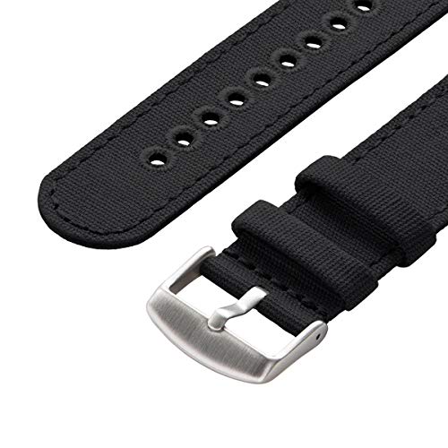 ARCHER WATCH STRAPS - BANDAS DE REPUESTO PARA RELOJ DE LIBERACIÓN RÁPIDA DE LONA VARIOS COLORES 45/64IN25/32IN 0.86IN - 2