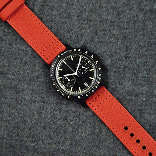 ARCHER WATCH STRAPS - BANDAS DE REPUESTO PARA RELOJ DE LIBERACIÓN RÁPIDA DE LONA VARIOS COLORES 45/64IN25/32IN 0.86IN - 5
