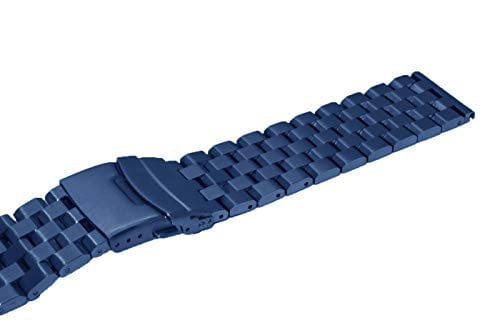 RELOJ GLOBAL SHOPEX UNISEX INVICTA-9410 SINAIKE CORREA SÓLIDO AZUL NEGRO PLATEADO 0.95 0.87 ACERO INOXIDABLE - 2