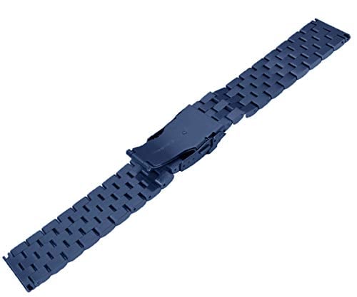 RELOJ GLOBAL SHOPEX UNISEX INVICTA-9410 SINAIKE CORREA SÓLIDO AZUL NEGRO PLATEADO 0.95 0.87 ACERO INOXIDABLE - 4