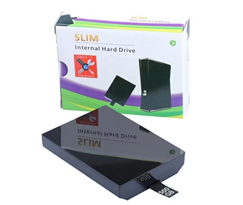 GENÉRICO KIT DE DISCO DISCO DURO INTERNA PARA XBOX 360SLIM (500GB COLOR NEGRO) NEGRO - 1
