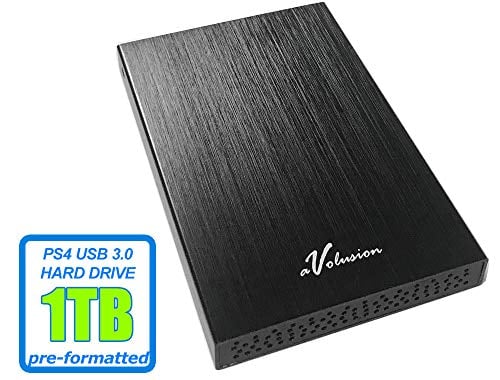 AVOLUSION HD250U3 - DISCO DURO EXTERNO PORTÁTIL DE 1 TB USB 3.0 PARA JUEGOS PS4 (PREFORMATEADO) - 1