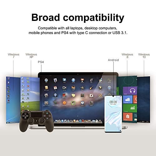 KEXIN SSD EXTERNO PORTÁTIL DE 250 GB HASTA 400 MB/S - USB-C USB 3.1 MINI UNIDAD DE JUEGO DE ESTADO SÓLIDO - 4