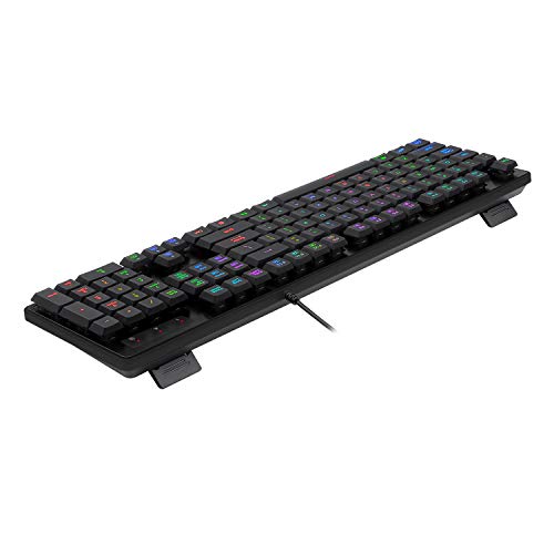 TECLADO PARA JUEGOS DE PC 104 REDRAGON K509-RGB TECLAS SILENCIOSAS DE PERFIL BAJO TECLADO RGB RETROILUMINADO DYAUS - 6