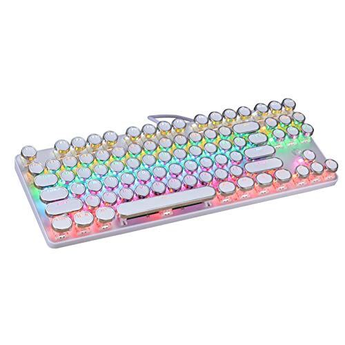 TECLADOS PARA JUEGOS TECLADO MECÁNICO PARA JUEGOS TECLADO MECÁNICO INTERRUPTOR AZUL CON 9 MODOS DE RETROILUMINACIÓN RGB - 1