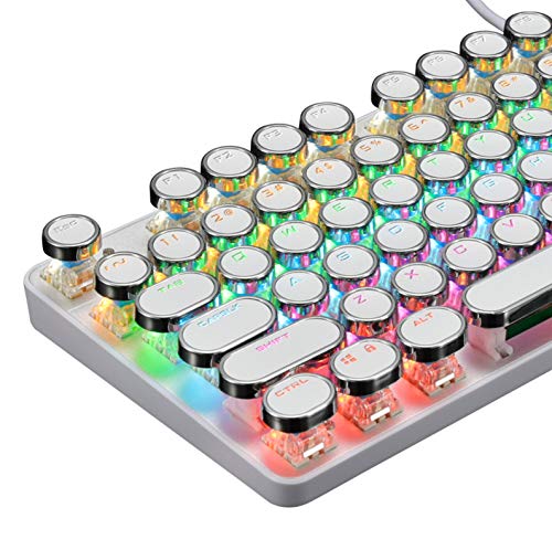 TECLADOS PARA JUEGOS TECLADO MECÁNICO PARA JUEGOS TECLADO MECÁNICO INTERRUPTOR AZUL CON 9 MODOS DE RETROILUMINACIÓN RGB - 2