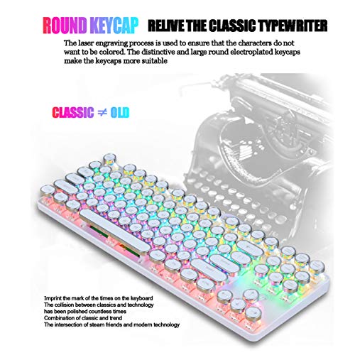 TECLADOS PARA JUEGOS TECLADO MECÁNICO PARA JUEGOS TECLADO MECÁNICO INTERRUPTOR AZUL CON 9 MODOS DE RETROILUMINACIÓN RGB - 3
