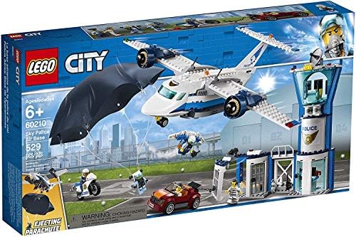 LEGO CITY BASE AÉREA DE LA POLICÍA DEL CIELO 60210 KIT DE CONSTRUCCIÓN 529 PIEZAS - 6