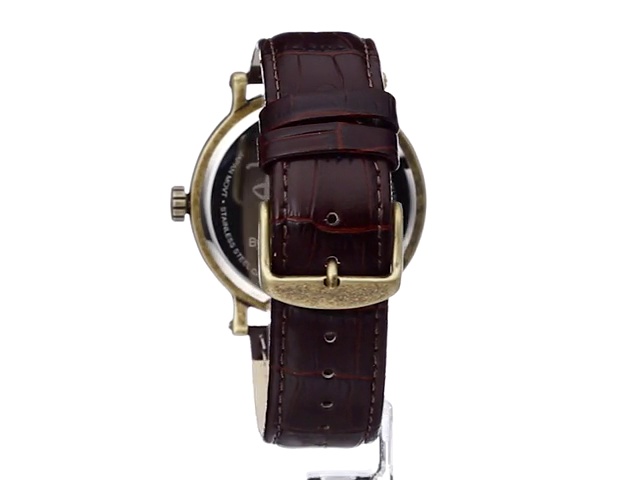 RELOJ EWATCHFACTORY HOMBRE ANÁLOGO W001845 DISNEY LOS GOOFY DISPLAY CAFÉ MARRÓN CUARZO - 5