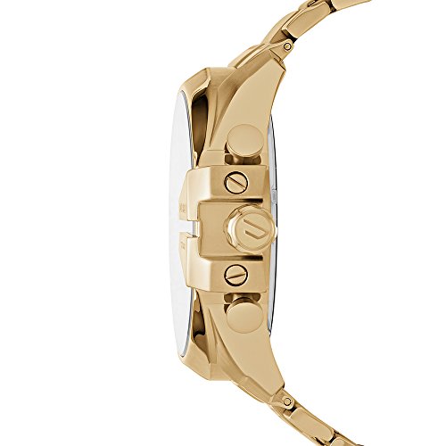 RELOJ DIESEL HOMBRE DZ4360 CRONÓGRAFO MEGA CHIEF ORO ACERO INOXIDABLE CUARZO - 2