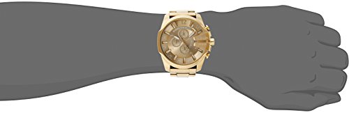 RELOJ DIESEL HOMBRE DZ4360 CRONÓGRAFO MEGA CHIEF ORO ACERO INOXIDABLE CUARZO - 3
